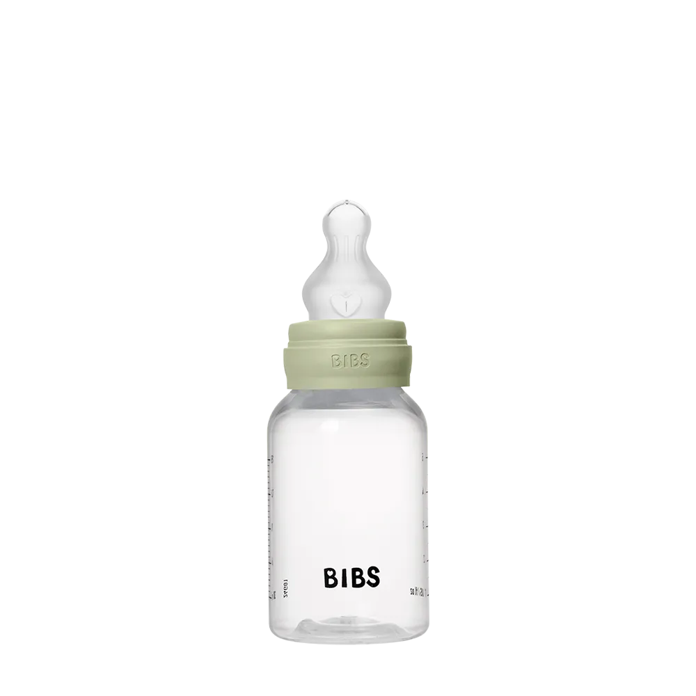Baby BPA-Free PP Bottle Set 5oz Silicone - Sage