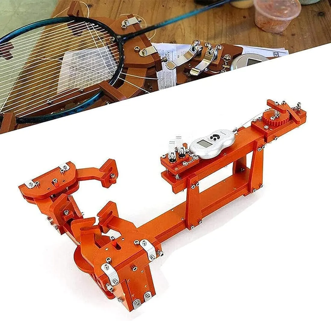 Badminton Racket Stringing Threading Machine, Winch Type Personal Stringing Tools for Badminton Racket, Racquet, Tennis Racket, DIY Squash