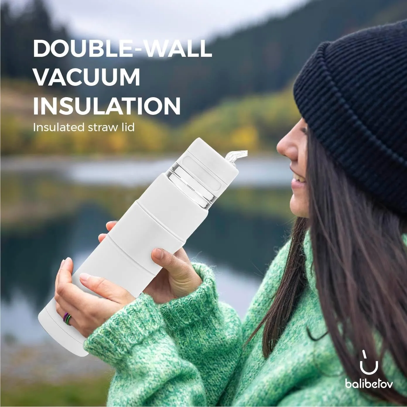 BALIBETOV - New - Stainless Steel Automate - Thermal bottle, Mate Cup and Bombilla All In One - No Need to Refill Every Time You Want to Drink