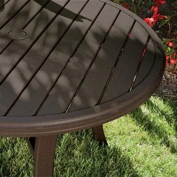 Banchetto 48" Round KD Counter Umbrella Table by Tropitone