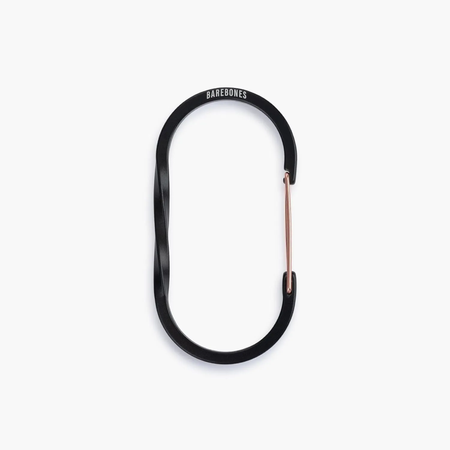 Barebones Wiregate Carabiners - 3 Sizes, Large, Black