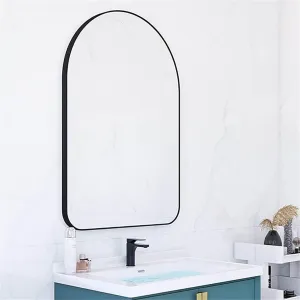 Bathroom Mirror, Metal Frame High-Definition Makeup Mirror Decorative Mirror for Living Room Bedroom Dressing Table(A,500 * 800MM)