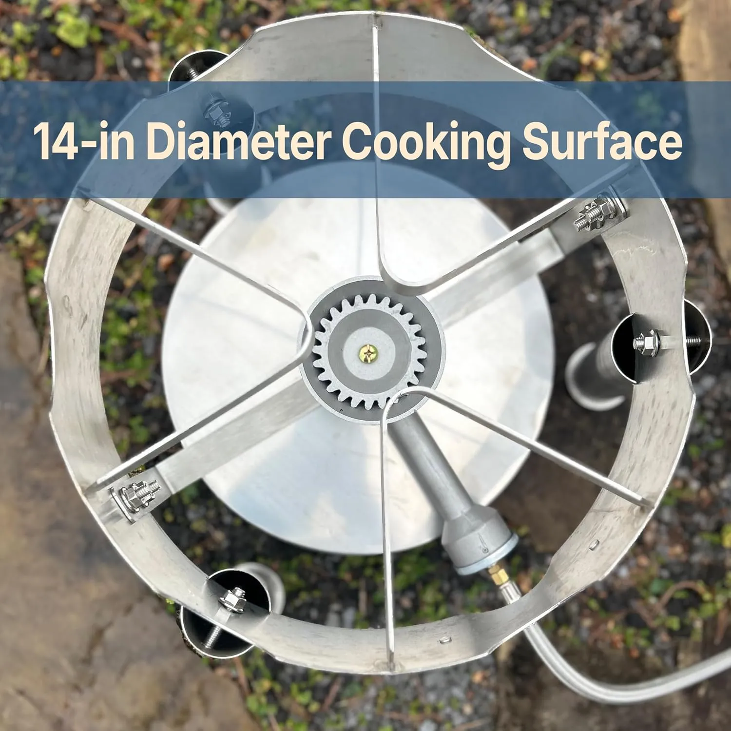 Bayou Classic Stainless Steel Boiler Cooker Kit Features 44-qt Stainless Boiler with Lid, Steam/Boil Basket, 4-in Cast Aluminum 58,000 BTU Burner, 10-psi Pre-Set Regulator and 48-in Hose