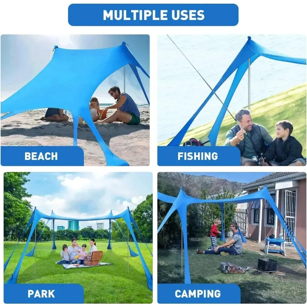 Beach Tent Canopy Pop Up Shade UPF50