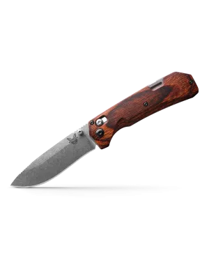 Benchmade Grizzly Creek Stabilized Wood 15060-2 Drop-Point 3.5" Plain Pocket Knife