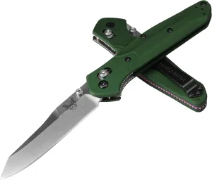 Benchmade - Osborne 940 EDC Knife with Green 6061-T6 Aluminum Handle (940)