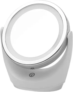 BESPORTBLE Smart Dimming Makeup Mirror 360 Swivel Magnified Lights Tabletop Vanity Mirror