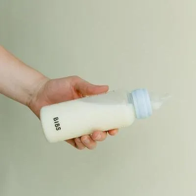 BIBS BPA-Free PP Baby Bottle Round Silicone 2 pack 270 ml Medium Flow Ivory (Min. of 2 PK , multiples of 2 PK)