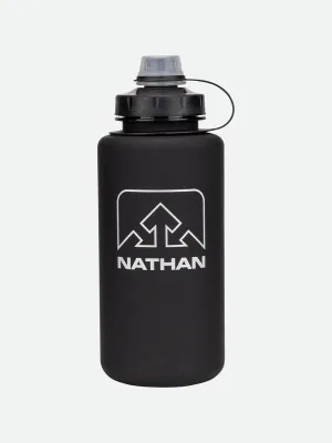 BigShot 1 Liter Hydration Bottle Black/Silver