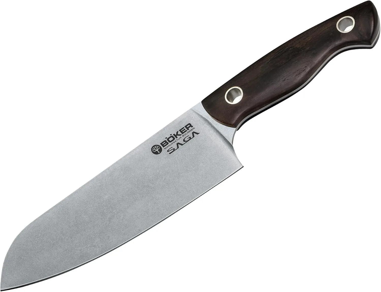 BOKER Grenadill Saga Santoku, Black