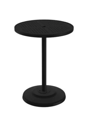 Boulevard 36" Round KD Pedestal Bar Umbrella Table by Tropitone