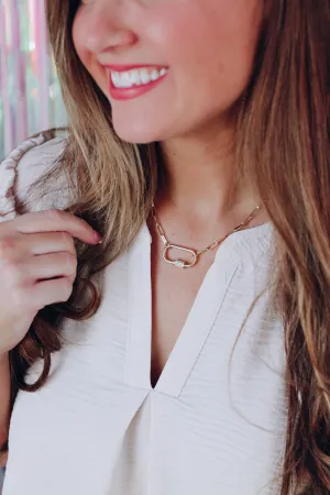 Break Every Chain Necklace by B.b.Lila - Gold