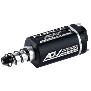 Brushless Motor ADVAIRSOFT for AEG, Long Shaft CNC Motor for 7.4V-11.1V LiPo, Compatible with Gearbox V2 (Long Type, High Torque)