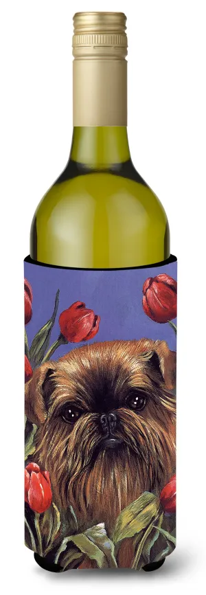 Brussels Griffon Peek a Boo Wine Bottle Hugger PPP3041LITERK