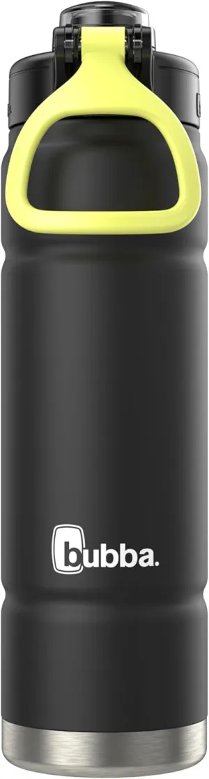 Bubba Stainless Steel Trailblazer Rubberized Straw, 24 oz. Water Bottle, Medium, Licorice