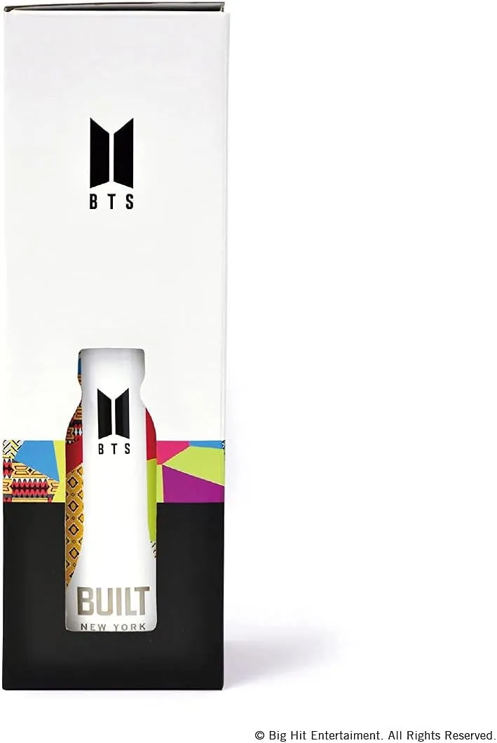 Built x BTS Double Wall Vacuum Insulated Stainless Steel Water Bottle, 18 oz, Beyond the Scene