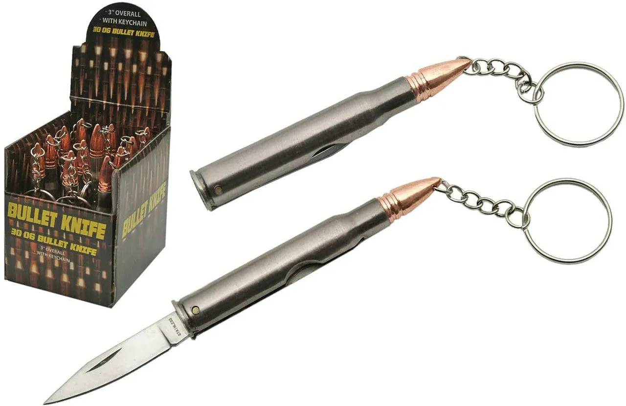 Bullet Keychain Knife
