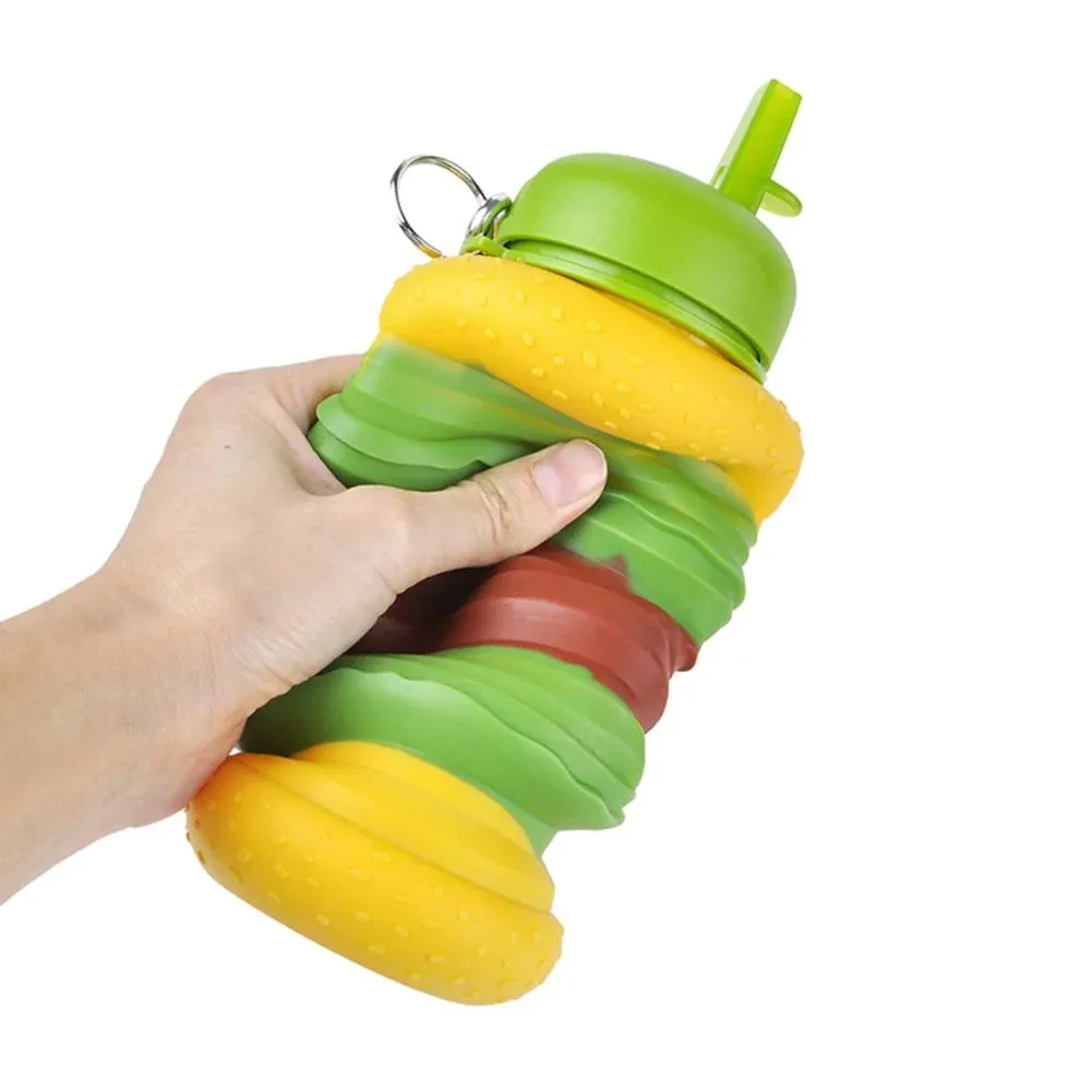 Burger Blast 🍔 - Collapsible BPA Free Bottle