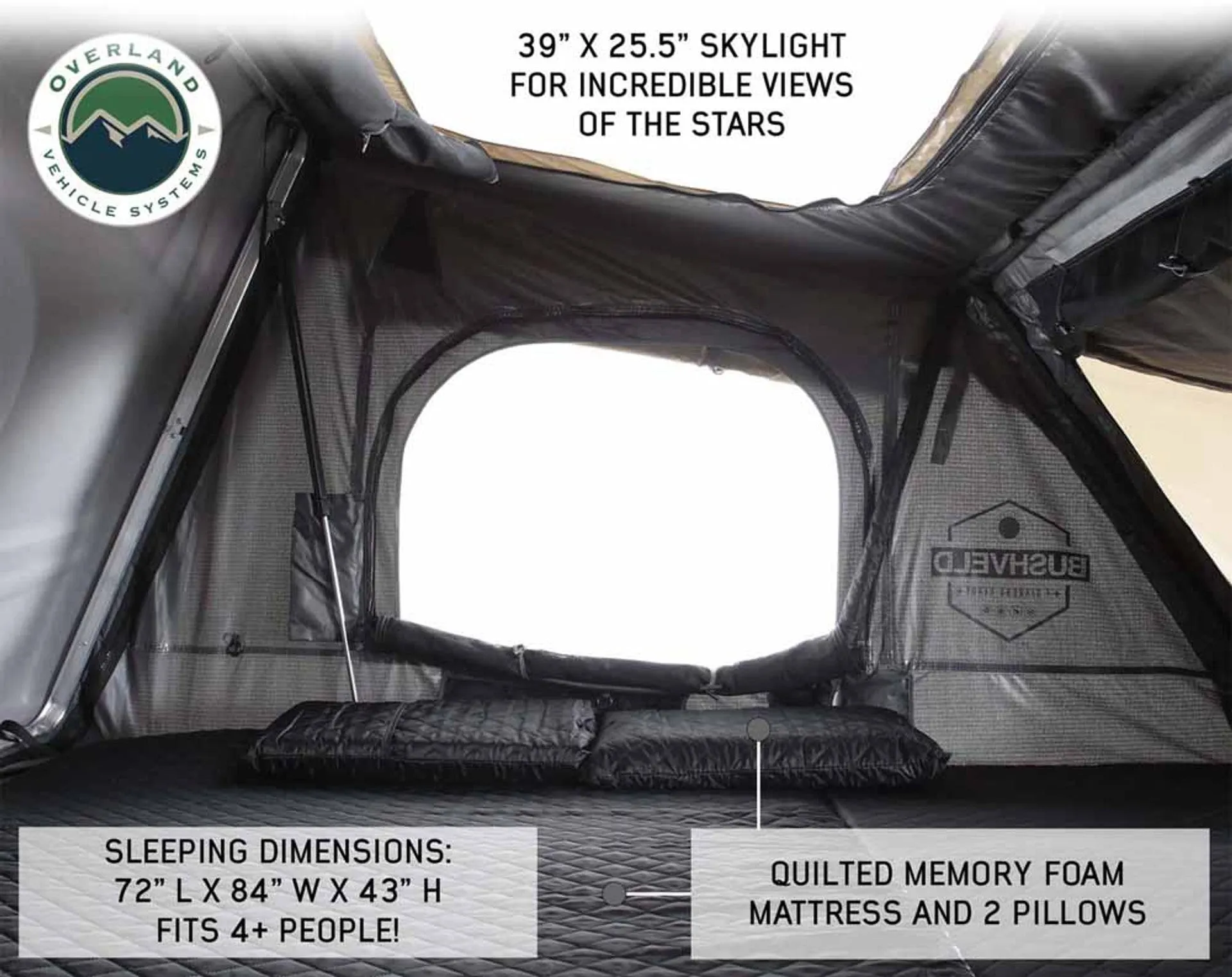 BUSHVELD HARD SHELL ROOF TOP TENT -