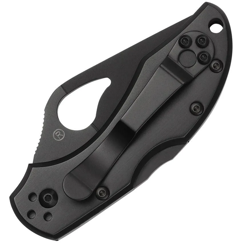 BYRD ROBIN 2 BLACK STAINLESS BLACK BLADE PLAINEDGE BY10BKP2