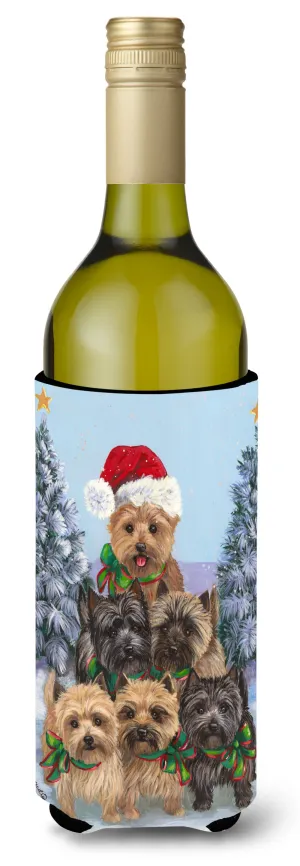 Cairn Terrier Christmas Family Tree Wine Bottle Hugger PPP3051LITERK