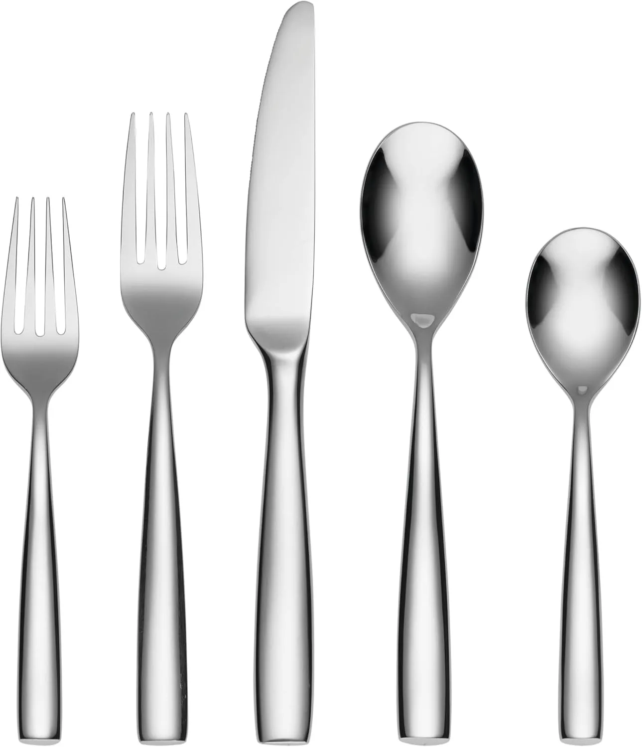 Cambridge Silversmiths Linden 20-Piece Flatware Set, Service for 4, Silver