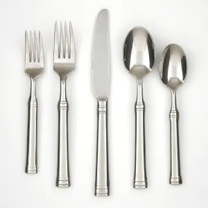 Cambridge Tuscany 5-Piece Flatware Place Setting, 5 Count, No Color