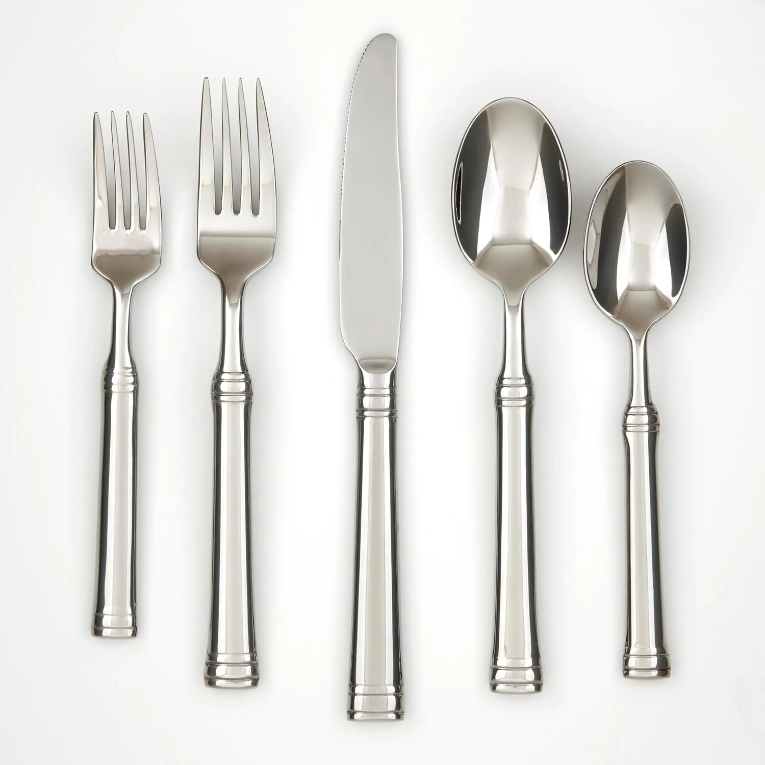 Cambridge Tuscany 5-Piece Flatware Place Setting, 5 Count, No Color