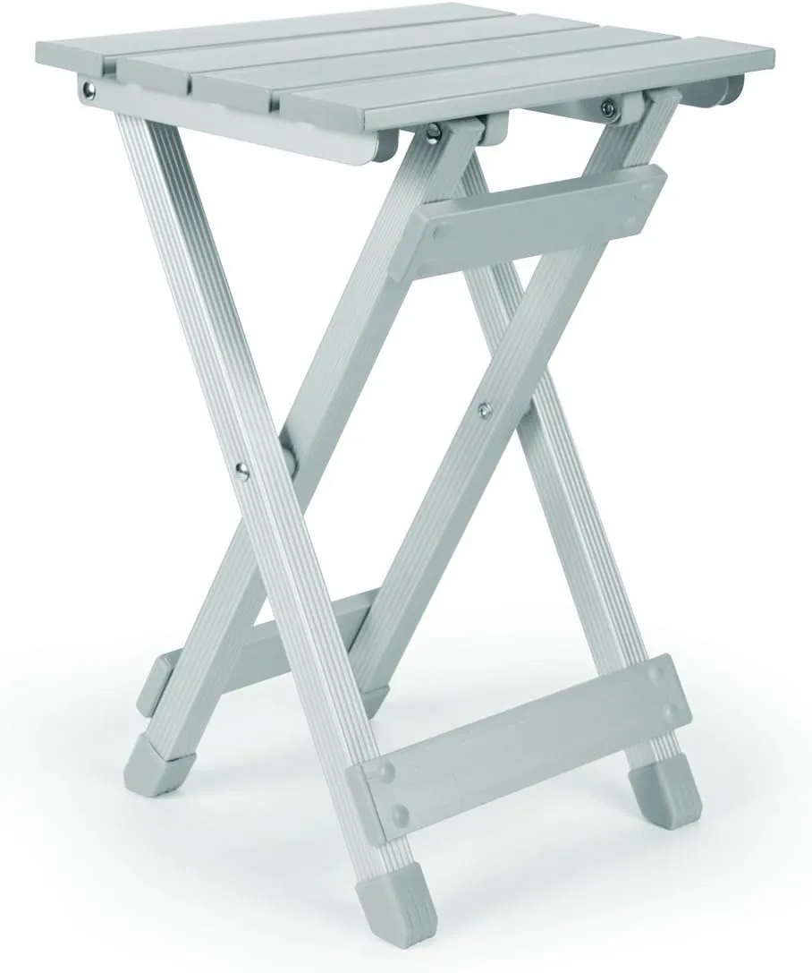 Camco 51890 Aluminum Fold-Away Side Table - Small