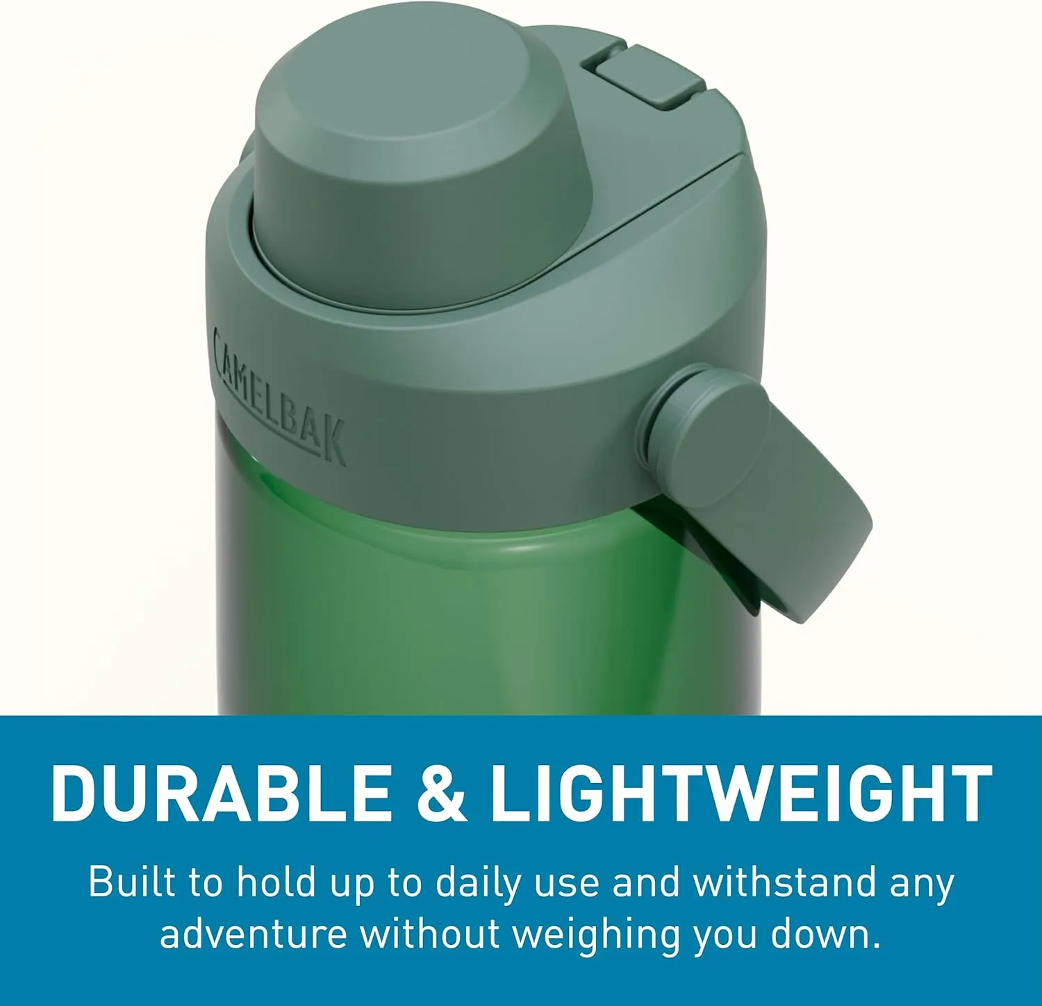 CamelBak Thrive Chug 25oz Water Bottle with Tritan Renew - Leak Proof Lid, Forest Green