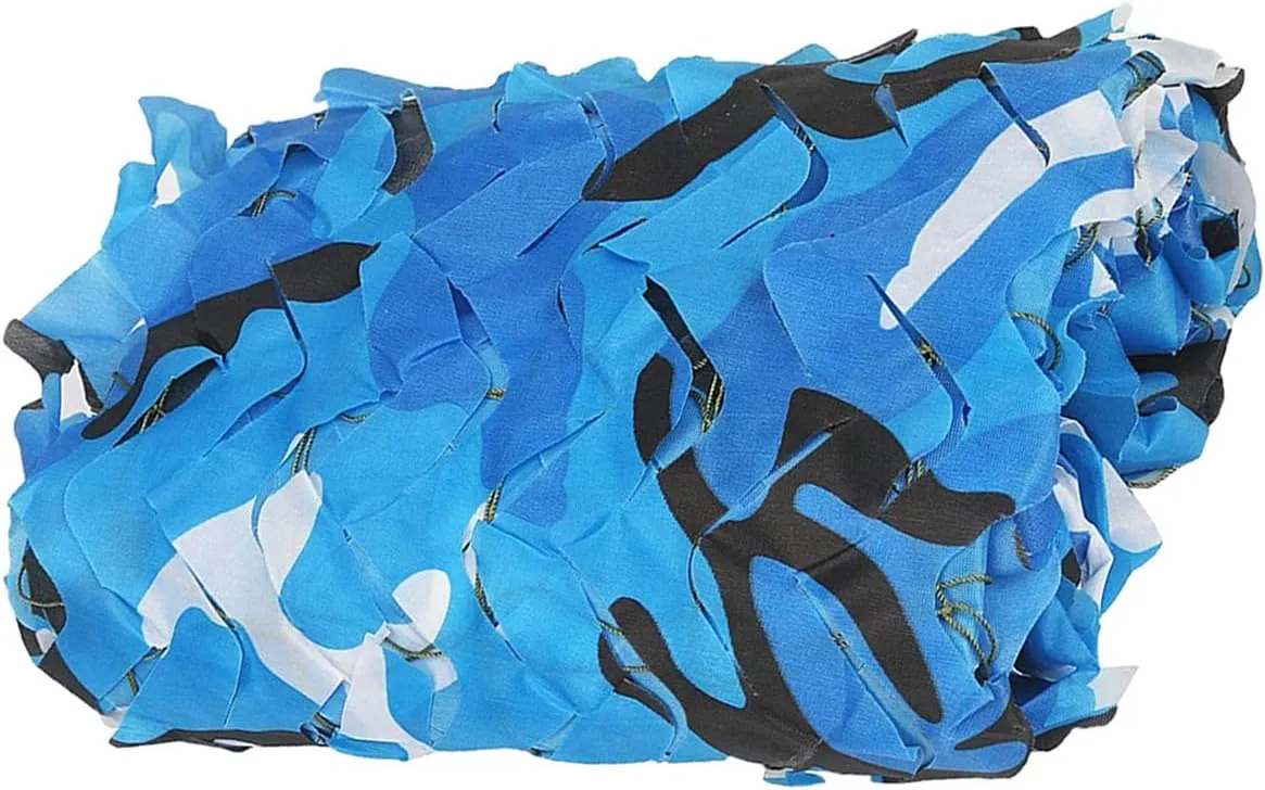 Camouflage Netting, 210d Outdoor Hunting Camo Net, Double-Layer Reinforced Sunshade Netting, Used for Military Decoration, Tent, Camping, Lightweight Sunscreen Net,6x10m(19.7 * 32.8ft)