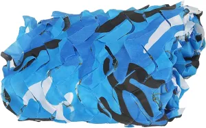 Camouflage Netting, 210d Outdoor Hunting Camo Net, Double-Layer Reinforced Sunshade Netting, Used for Military Decoration, Tent, Camping, Lightweight Sunscreen Net,6x10m(19.7 * 32.8ft)