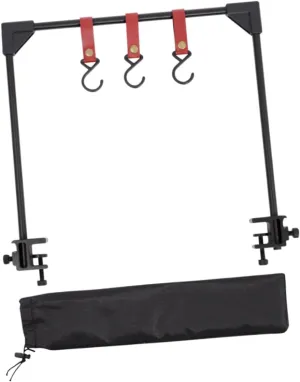 Camping Table Rack Outdoor Hanger Rack Portable Storage Bracket Smooth Surface for Hiking Fishing