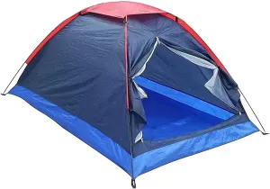 Camping Tent Tent,Camping Backpacking Tent 2-Man Lightweight Tent Waterproof Double Layer Dome Tent Camping Hiking Tent Color:Blue