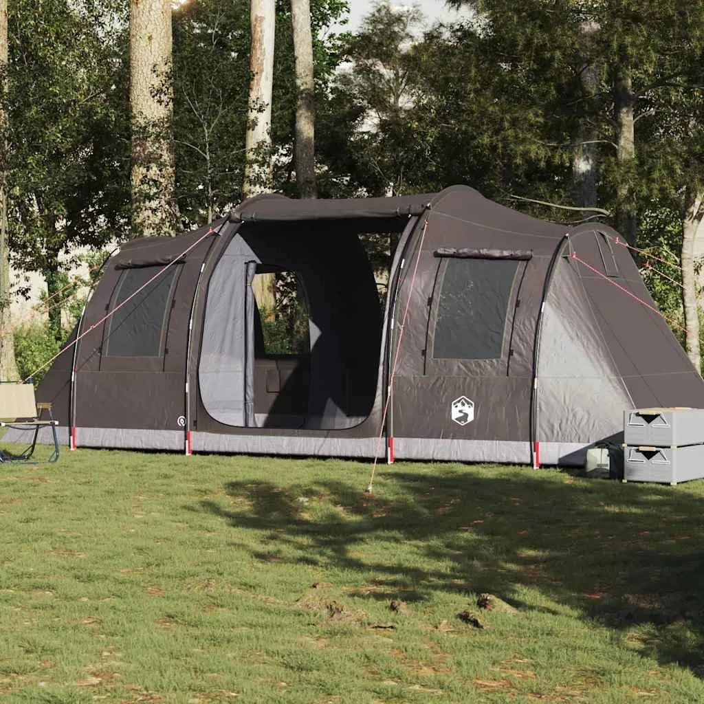 Camping Tent Tunnel 4-Person Brown Waterproof10,95KG