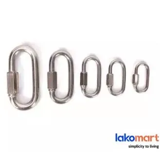 Carabiner W/ Lock Stainless Steel