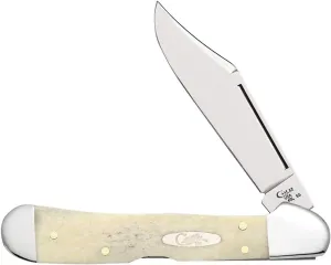 Case WR XX Pocket Knife Natural Bone Copperlock Item #22724 - (61549L SS) - Length Closed: 4 1/4 Inches