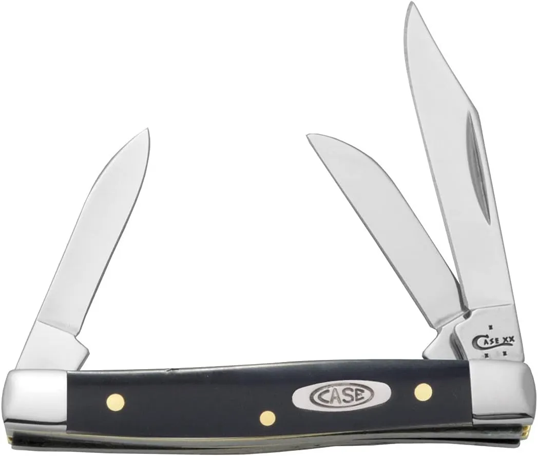 Case WR XX Pocket Knife Synthetic Handle with Stainless Steel Blades Small Stockman 2 5/8 Inches Closed