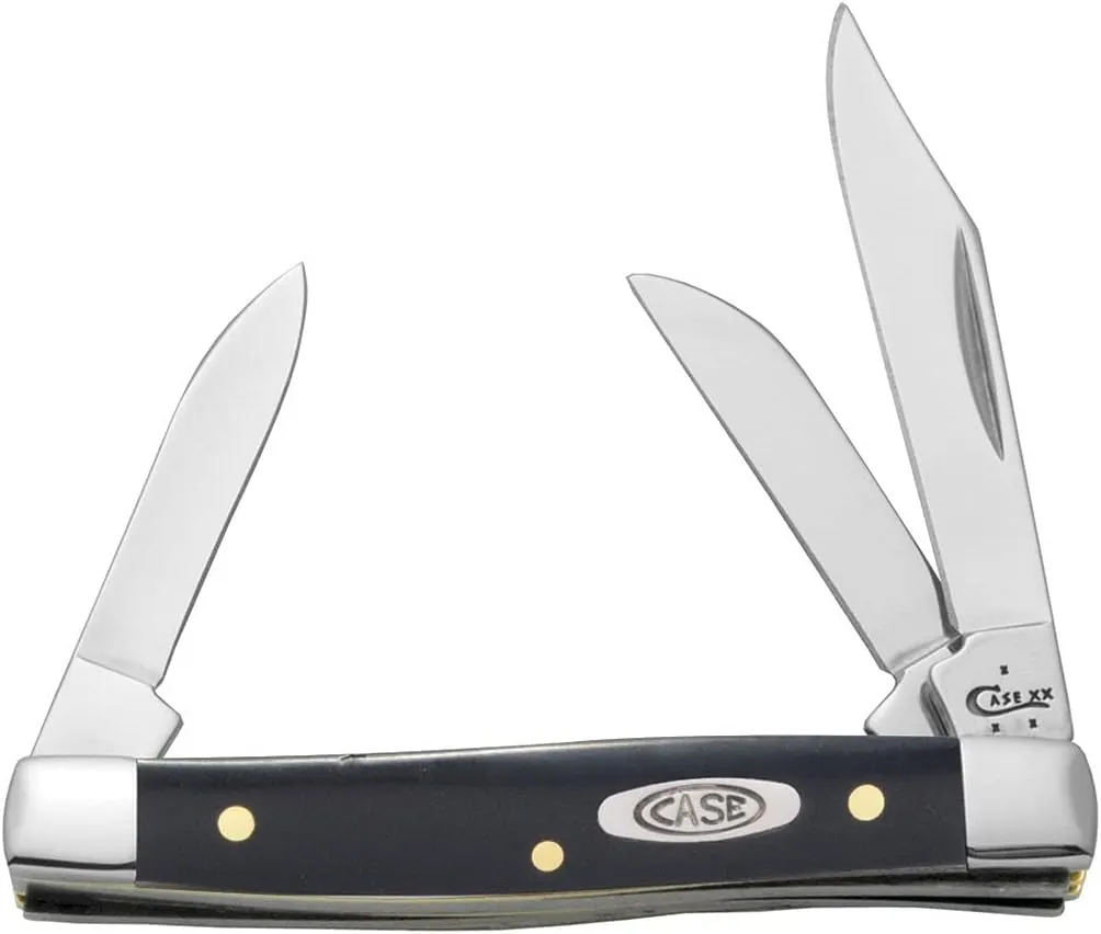 Case WR XX Pocket Knife Synthetic Handle with Stainless Steel Blades Small Stockman 2 5/8 Inches Closed