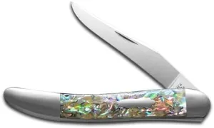 Case xx Knives Bose Premium Old Dog 10792 Genuine Abalone Stainless Pocket Knife