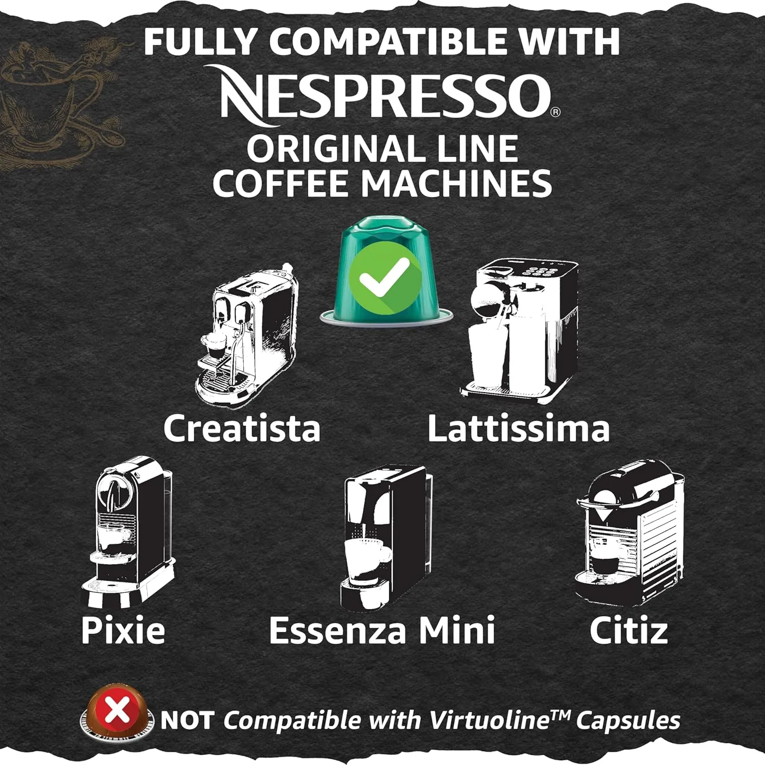 Cellini Caffè Mixed Variety Aluminum Nespresso Pods, 4 Distintive Italian Flavors, 100% Nespresso Original Machine Compatible, 120 Count, Medium to Strong Roast Coffee Capsules