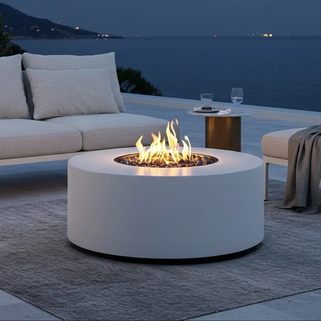 Circa Fire Pit Table - Aluminum