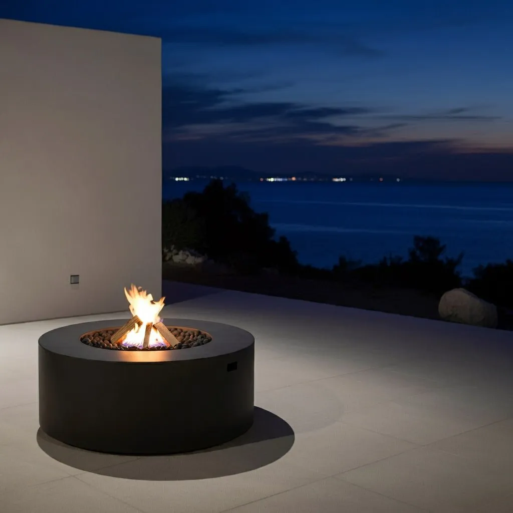 Circa Fire Pit Table - Aluminum