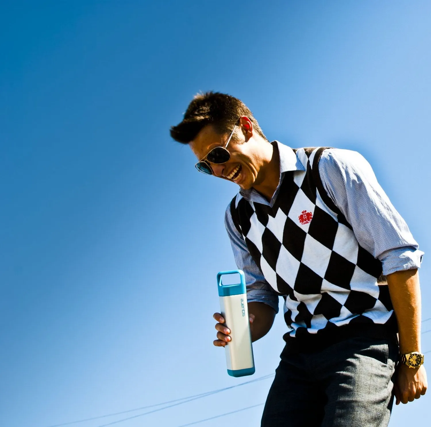 Clean Bottle - The Square - BPA Free Water Bottle