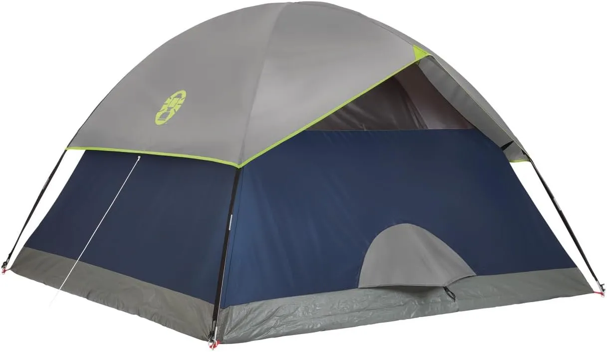 Coleman Sundome Tent with Rainfly, Weatherproof Tent Sets Up in 10 Mins