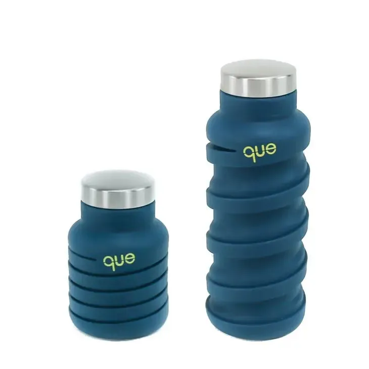 Collapsible Water Bottle - Midnight Blue - 12 oz
