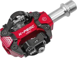 Compatible Clipless MTB Mountain Bike Pedal Dual Sided Lightweight Aluminum 9/16″ Platform Bicycle Pedals with Cleats for Road