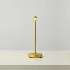 Cordless Table Lamps,Rechargeable Led Touch Bar Lamp,Portable Battery Operated Lamps,Dimmable Small Table Lamps,Minimalist Design,for Living Room/Restaurant/Couple Dinner/(Gold)
