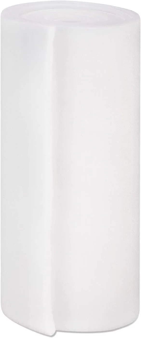 Cushion Sheet Upholstery Foam High Density Foam Padding Seat Replacement Upholstery Wrap Sponge Padding for Cushions Chairs Packing Storage and Shipping(79 x 16 x 0.4 Inch,White)