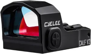 Cyelee Shake Awake Micro Red Dot Sight for Pistols, 3 MOA Reflex Sight, Fits Doctor Cuts(Calf V2)